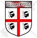 Produktbild SARDINIEN Sardinischer Schild ITALIEN Sardinien Italienisch 100mm Auto & Motorrad Aufkleber, Vinyl Sticker