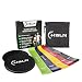 Ultimate Gliding Discs & Resistance Bands Set | 2 x Fitness Core Sliders & 5 x Workout Bands For Full-Body Training At Home & Office | Build Muscle Strength, Stability & Stamina