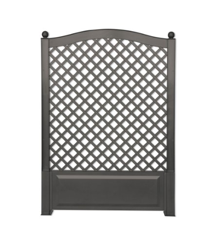 Preisvergleich Produktbild KHW 37705 Spalier 100 cm mit Erdspießen, anthrazit