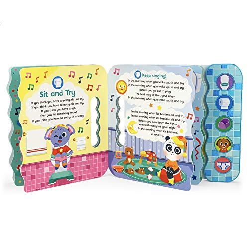 Cottage Door Press 9781680529456 Everybody Potties - Songs To Help You Go! 5-Button Song Children'S Board Book thumb #7