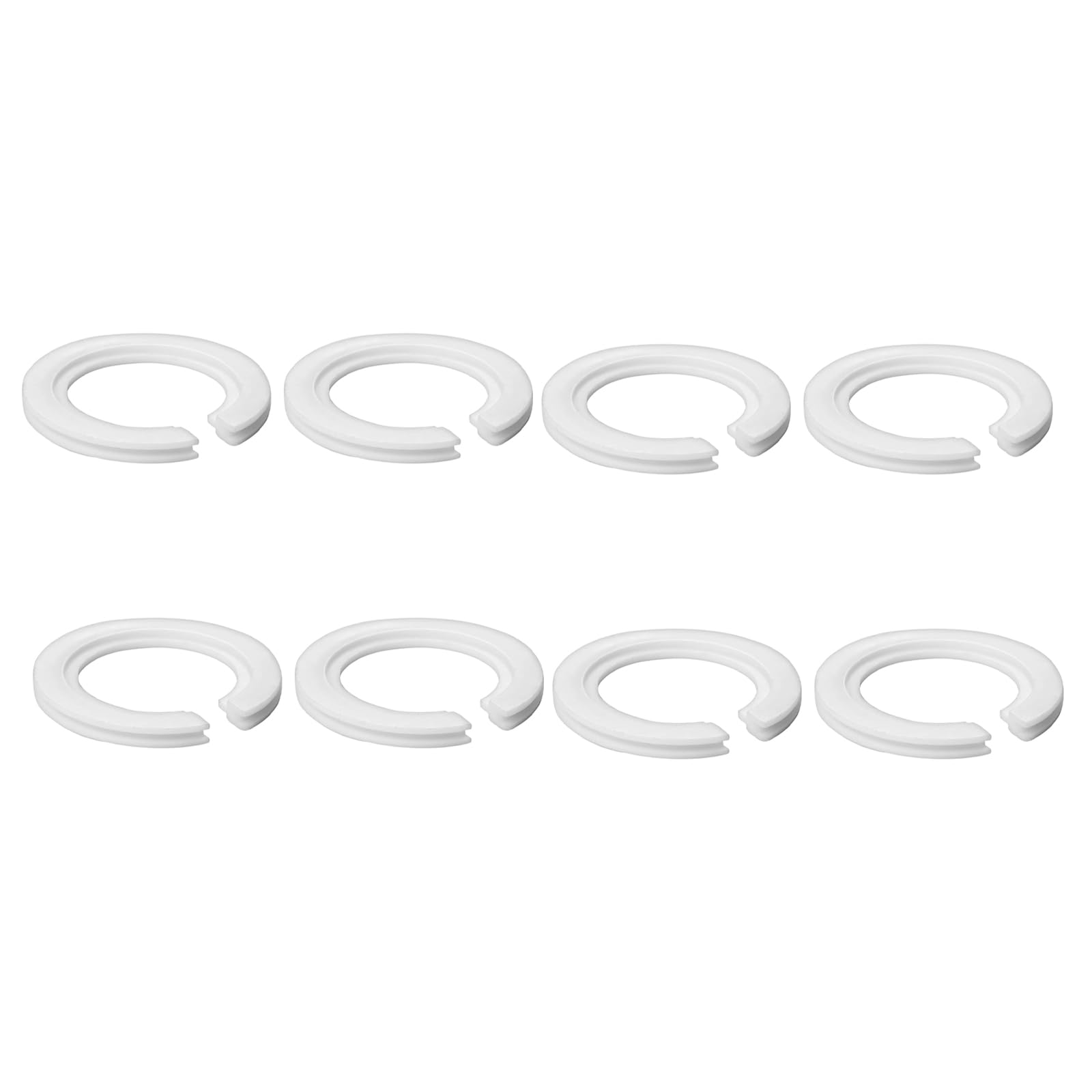 Doetyd White 8 Pack E27 To E14 Lampshade Reducer Ring Plastic, Lamp Shade Reducer Ringe, E27 To E14 Adapter Lamp Shade Adapter Ring Lampshade Adapter Rings 42Mm To 29Mm
