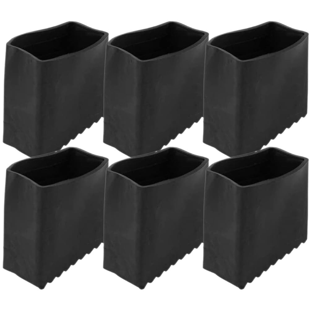 Operitacx Rubber Ladder Feet Covers Sound Insulation for Extension Ladder 6pcs High Temperature Resistance for Home Use