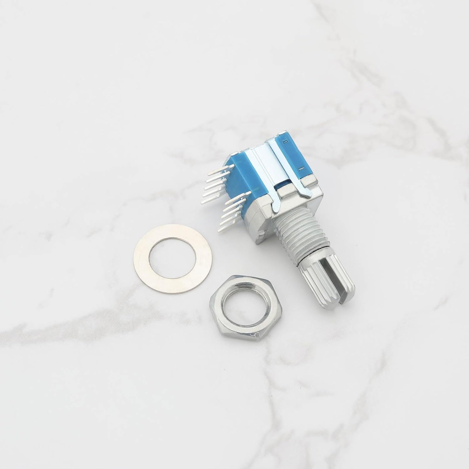 5PCS RS1010 Band Switch Rotary Switch Gear Change Switch 2 Pole 4 Position 15mm Shaft Small Sealed Band Switch (DC16V 0.1A)