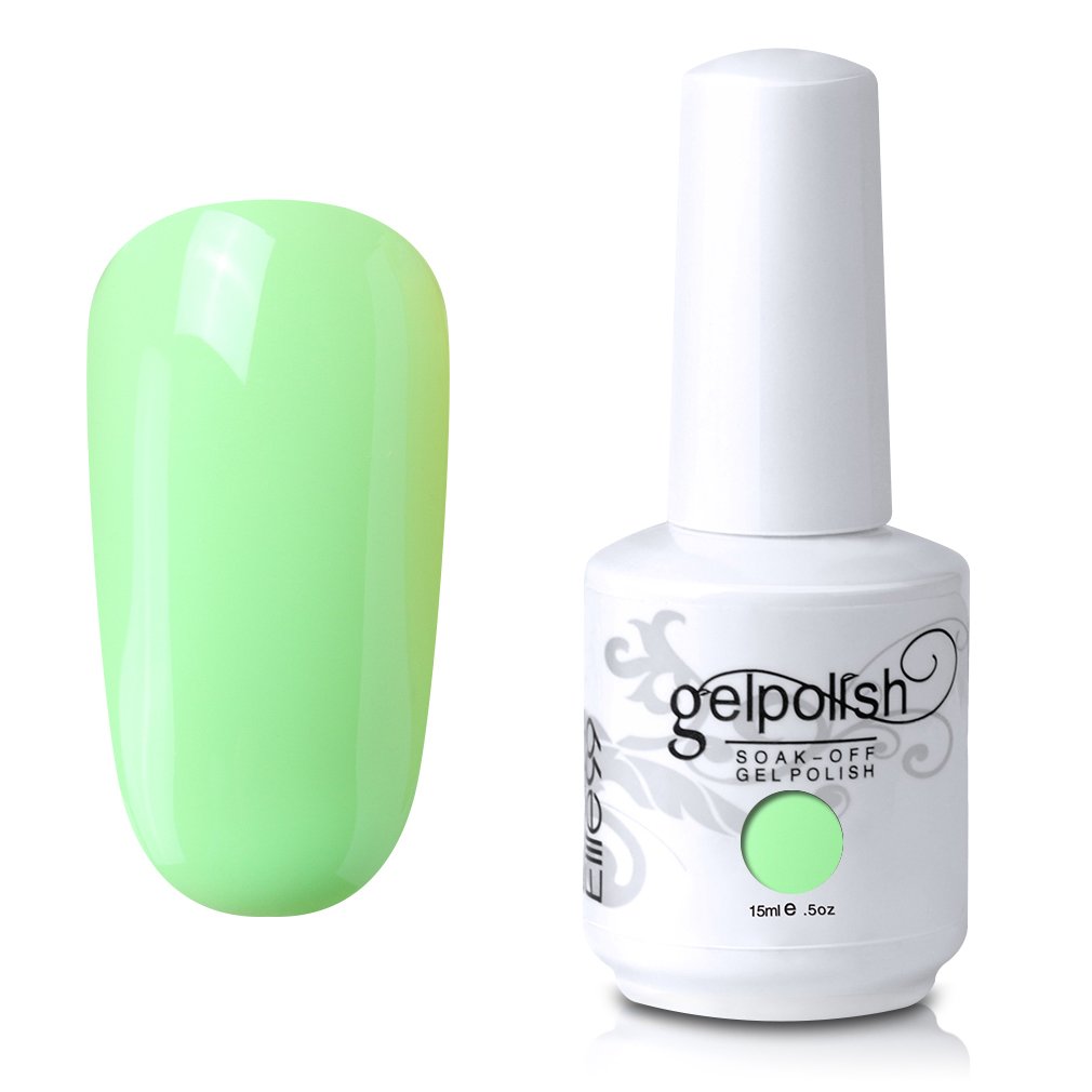 Elite99 Soak-Off UV LED Gel Polish Nail Art Manicure Lacquer Greenyellow 802 15ml