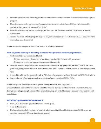 Createspace Classics Gateway Gifted Resources Gifted And Talented Cogat Test Prep Grade 2: Gifted Test Prep Book For The Cogat Level 8; Workbook For Children In Grade 2 thumb #9