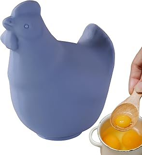 Separador de huevos, utensilio de filtro de huevos, separador de silicona blanca para cocina, cocina, hogar, restaurante, cocina al aire libre, camping