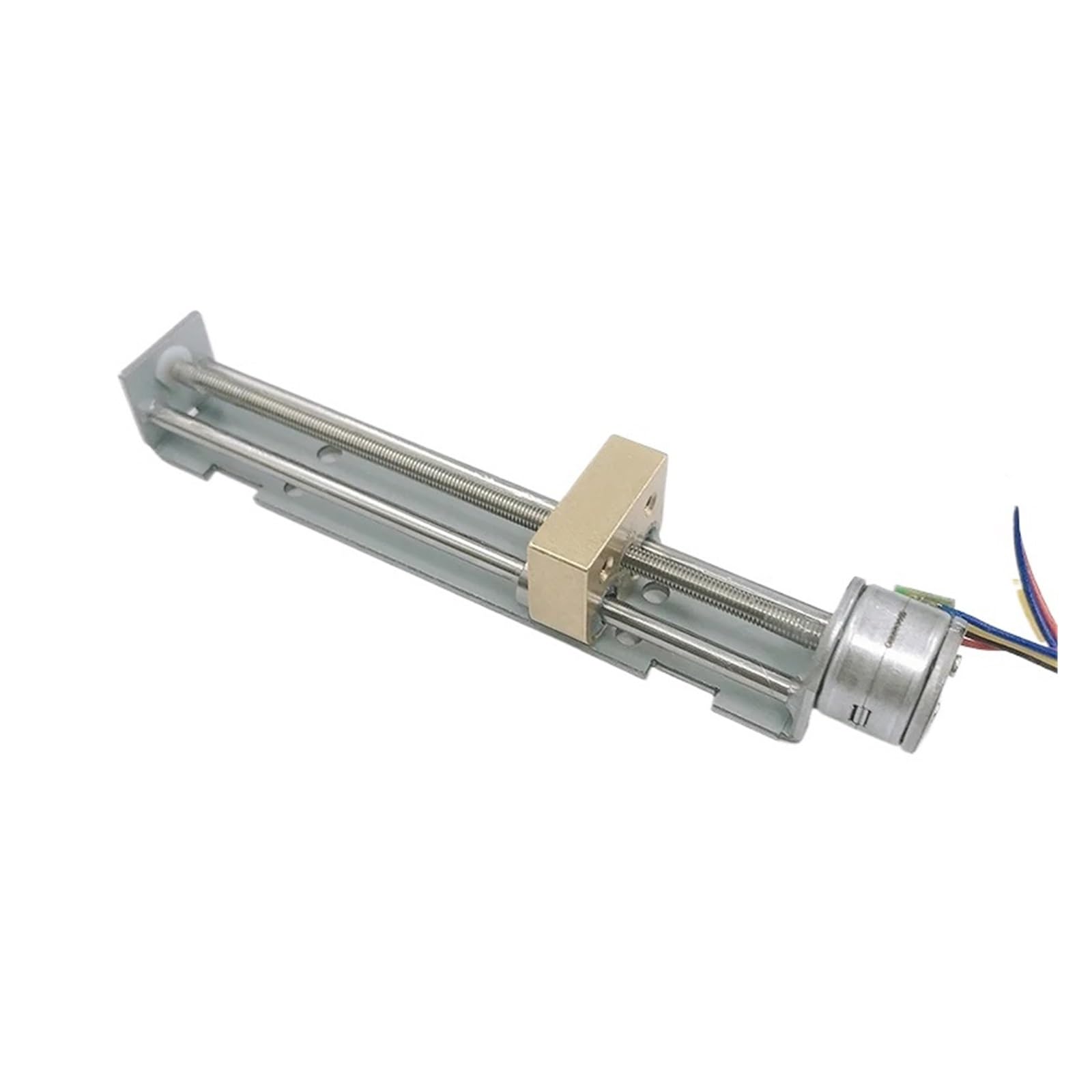 BKGWCSOR 15mm DC 5V 6V 2-phase 4-wire Precision Linear actuator Stepping electronic starter Stepper Screw Nut 90mm Long Stroke DIY 3D Printer