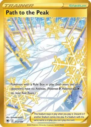 Path to The Peak - 213/189 - Secret Rare - Sword & Shield - Astral Radiance