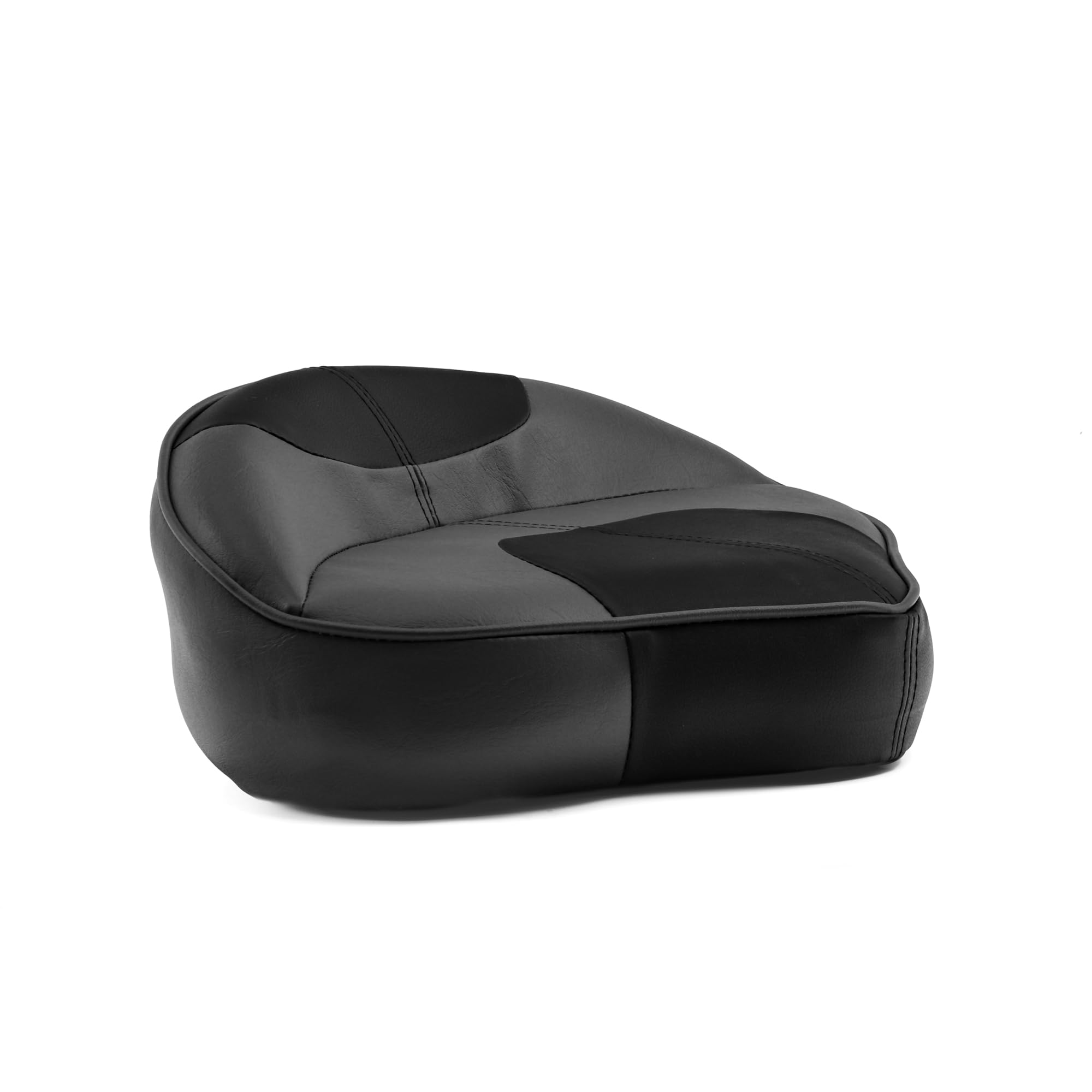 Waterside Siège de bateau Casting Boat Seat – Dark Series, Siège Stand Up pour bateaux, compact et rembourré, imperméable, facile d'entretien, ergonomique, noir, idéal pour bateaux de pêche et petits