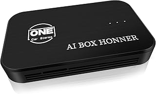 OneCarStereo CarPlay Ai Box and Android Auto Wireless Adapter Dongle, The Magic Box CarPlay Support YouTube Netflix Disney+, Download Apps with WiFi, Multimedia Video Box Built-in GPS BT HDMI