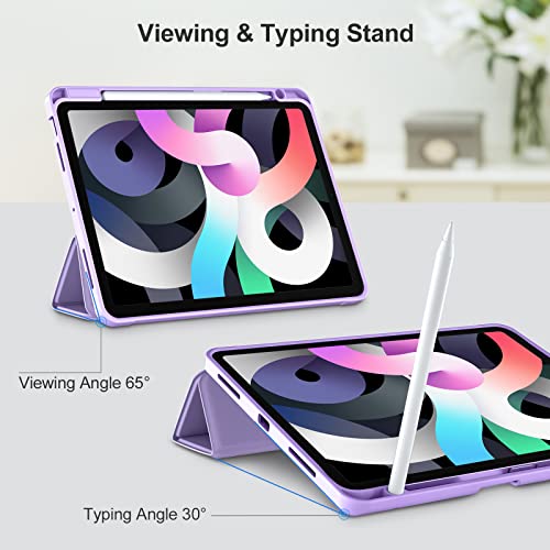 Image of Akkerds for iPad Air 11 Inch Case M4 /M3 /M2, Air 5th /4th Gen 10.9, Lavender