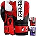 10, 12, 14, 16 oz Farabi Sports Guantoni da boxe per uomo e donna ideali per sparring, MMA, Muay Thai, Kickboxing, allenamento, palestra e pugni (Red/Black, 10-oz)