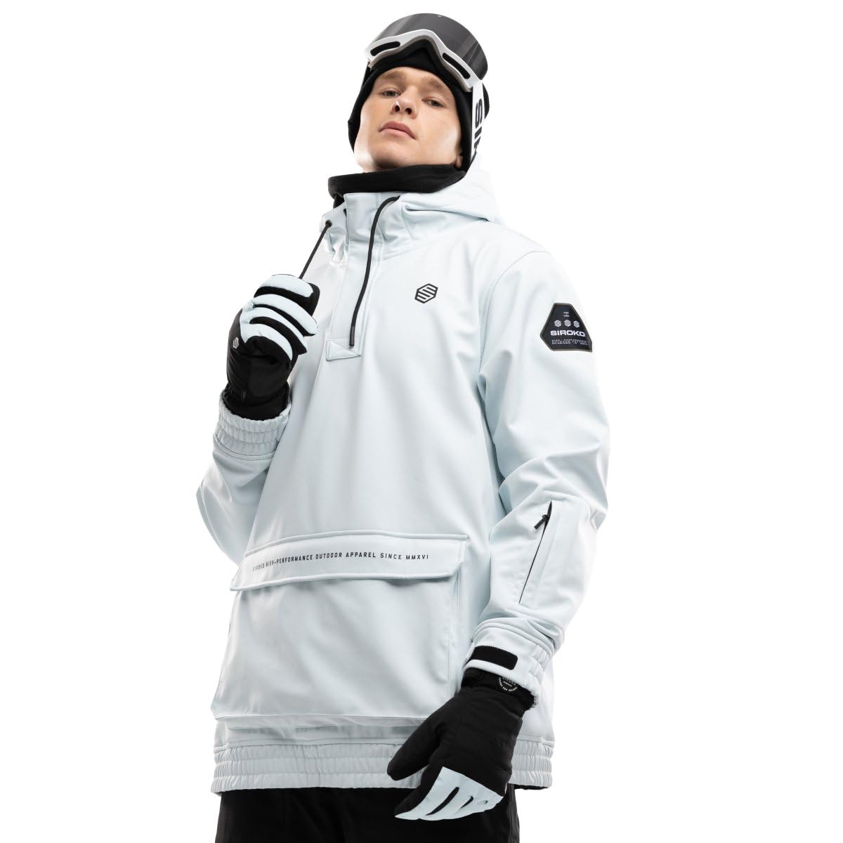 SIROKO - Giacca da Snowboard con Tasca a Marsupio W3 Shiga