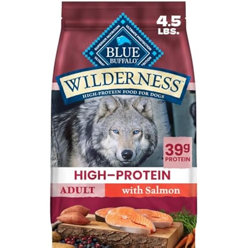 Blue Buffalo Wilderness Salmon & Wholesome Grains Adult Dry Dog Food 4.5 lb