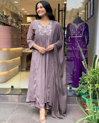 Image of ANNI DESIGNER Women Kurta with Pant & Dupatta