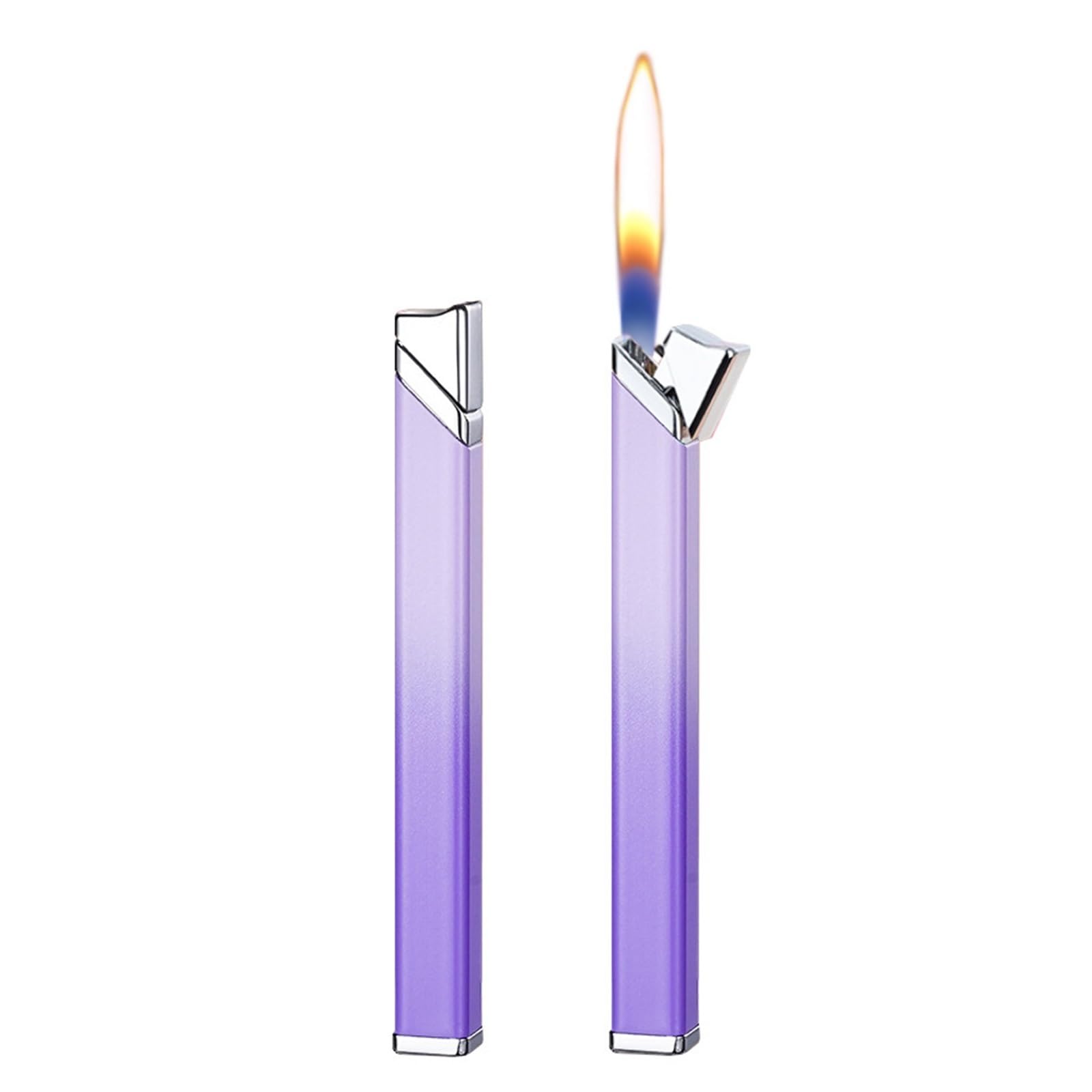 Briquet butane rechargeable pour bougies et soirées camping en plein air