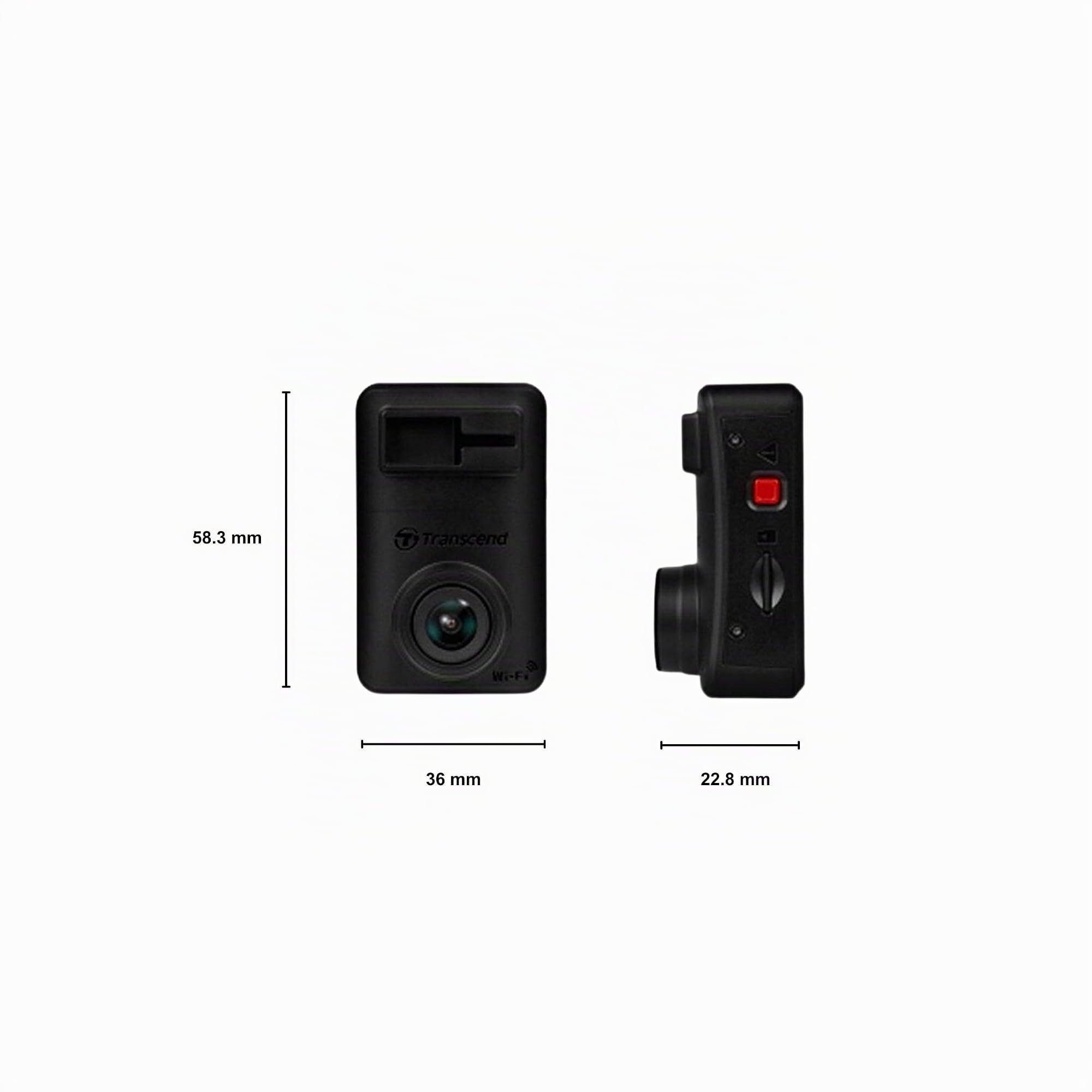 Transcend DrivePro 10 32GB Dashcam, 2K QHD 1440P, WLAN, G-Sensor