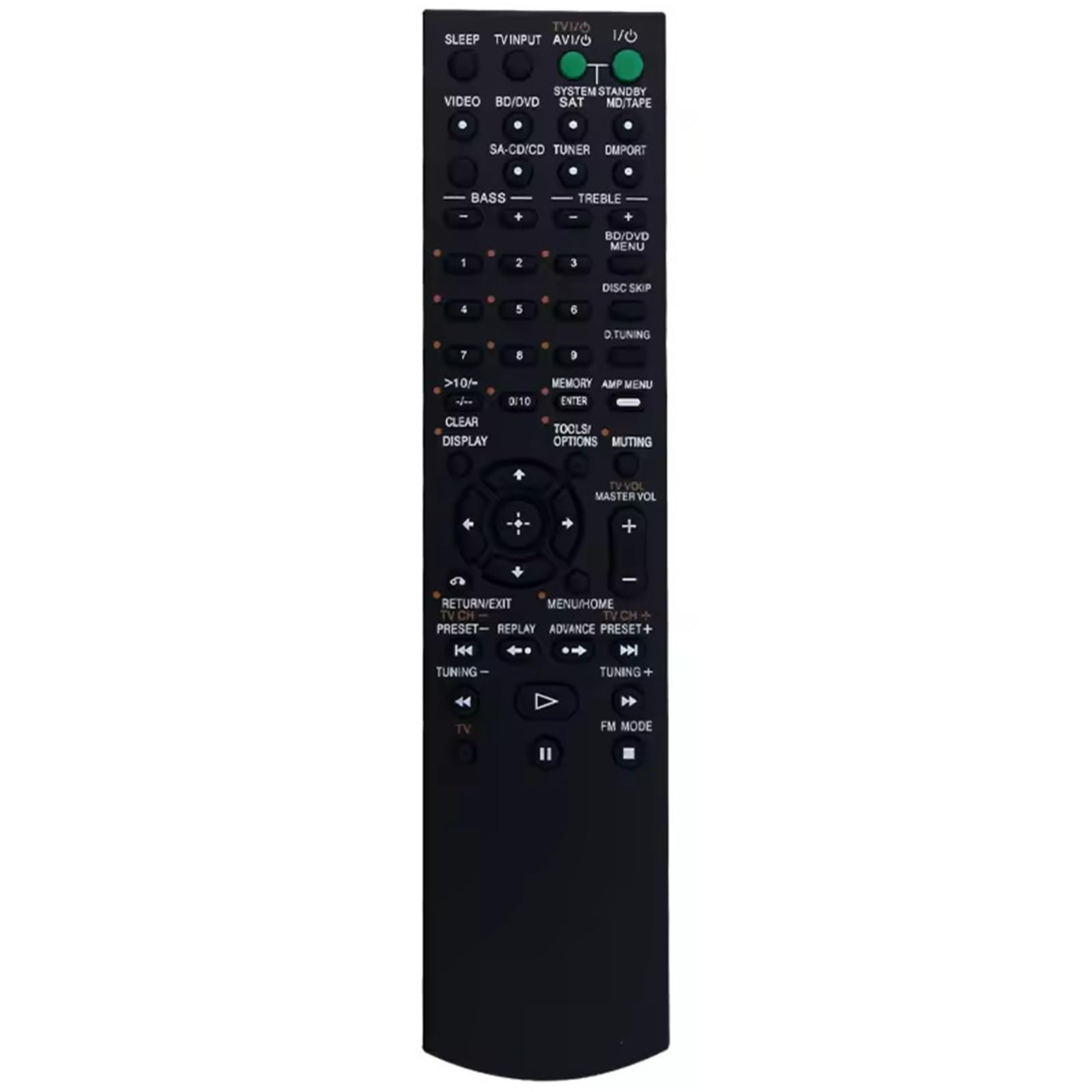 RM-AAU055 è adatto per accessori per telecomando TV STR-DH100 STRDH100 RM-AAU025 RM-AAU001 STR-DE598 STR-K675 RM-AAU002