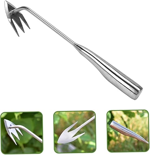 Miniatura 7 de HANABASS Herramienta de desbrozadora portátil, extractor de jardín multifunción para una fácil extracción de raíces y desarraigo, diseño ligero y