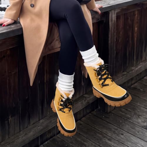 Women’s Lace Up Ankle Snow Boots - image 3