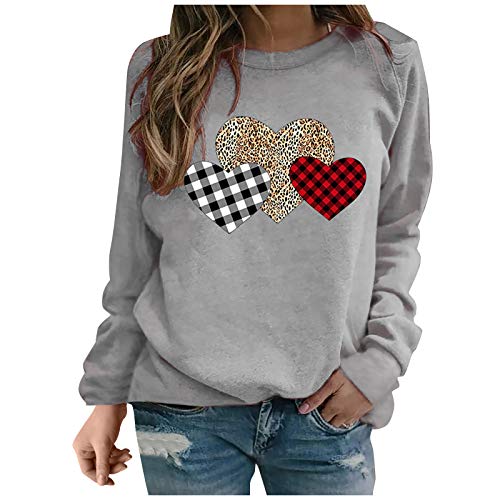 Sudadera de manga larga con estampado para mujer ideal para paseos y tardes casuales