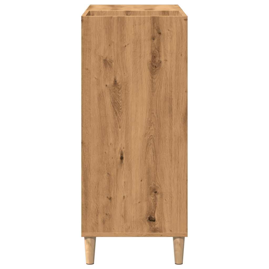 vidaXL Mobile Porta Dischi Artigianale 84,5x38x89 cm Legno Multistrato, Mobile per Giradischi, Porta Dischi, mobiletto Porta vinili