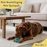 PawsOnly | Futterball für Hunde | Hundespielzeug Intelligenz | Klein Blau
