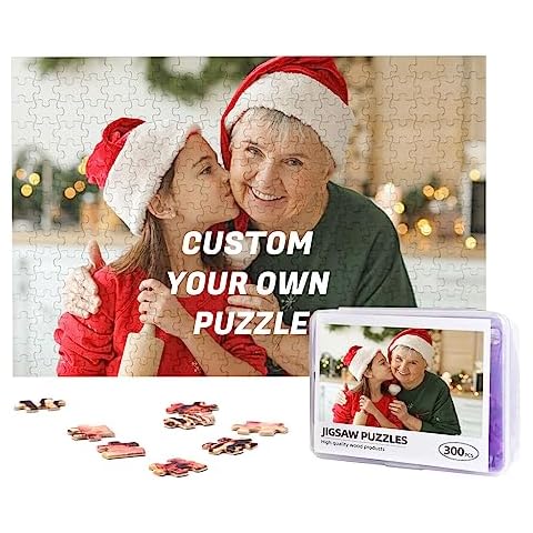Personalised Jigsaw Puzzle from Photo Custom Picture Wooden Puzzles 300/500/1000 Pieces Cover