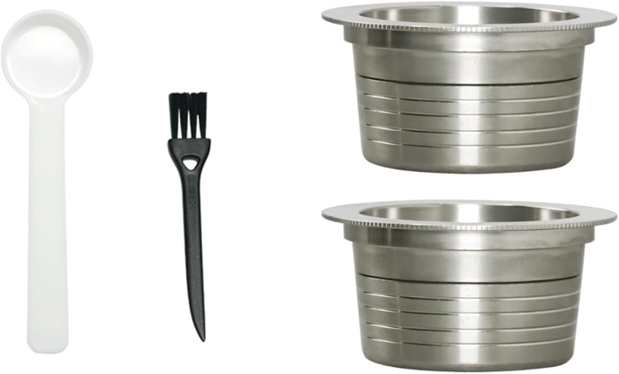 Reusable Nonrust Steel Coffee Pods Filter Shell Suitable with Multiple Machines Sturdy and User Friendly Design for Home Office Use Rusts Pods Reusable Metal Filter