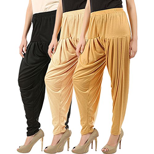Image of Buy That Trendz Patiala Salwar for Women Relaxed Fit Viscose Patiyala Salwar Harem Bottom Pants