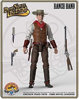 1/18 Scale (4" Tall) Old west Action Figure Ranch Hand
