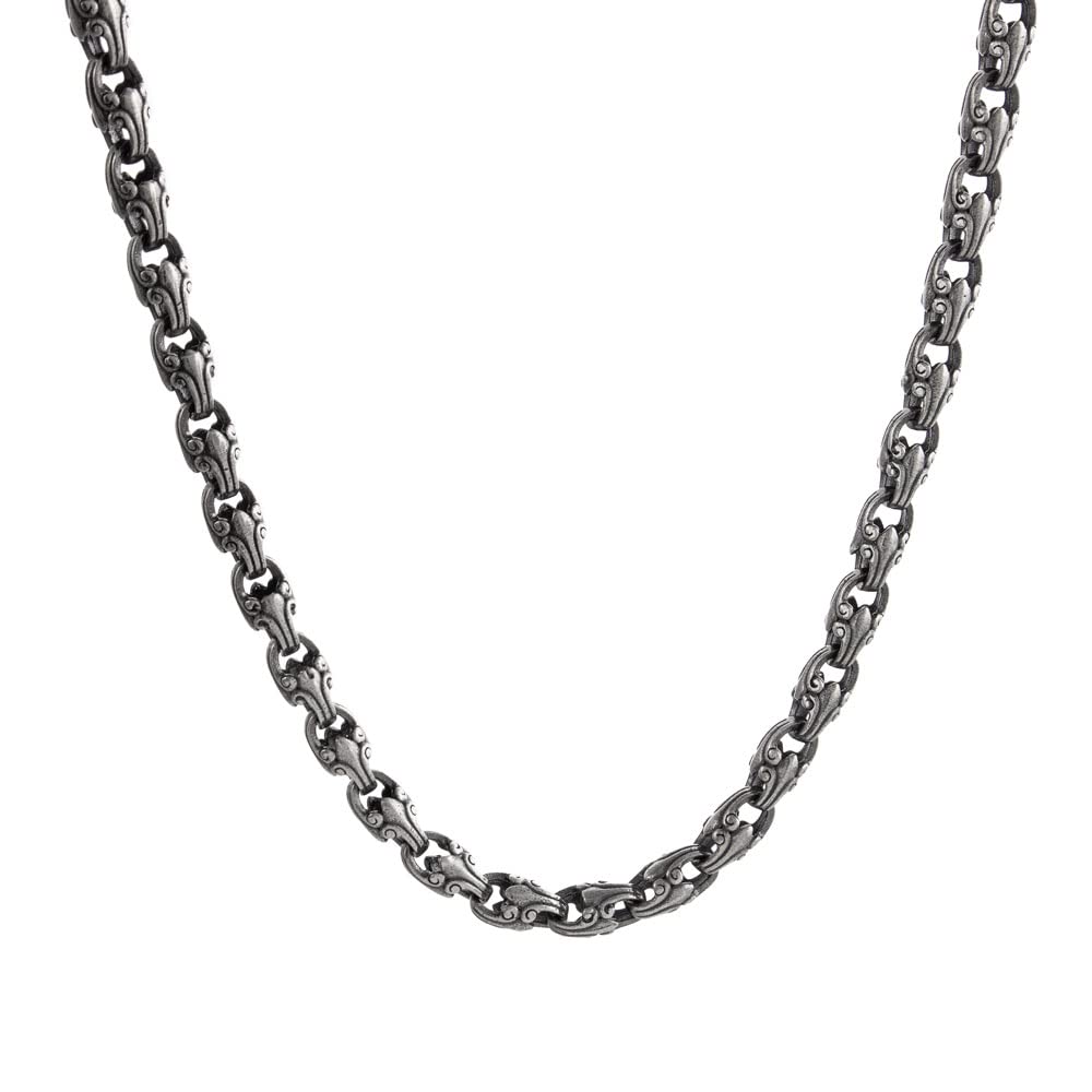 Solid Silver Chain Necklace, 925 