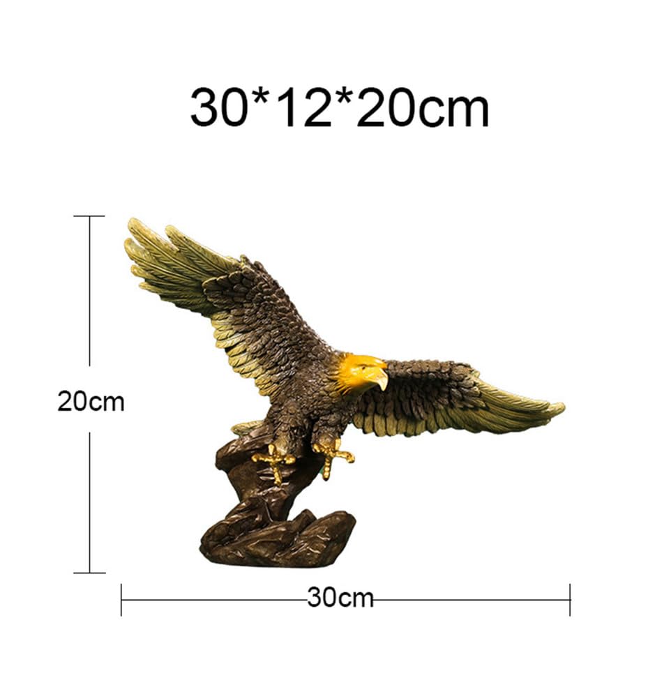 Figuritas de águila suerte latón, escultura de animal, adorno sala estar