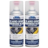 Eastwood 2K AeroSpray Automotive Under Hood Black Spray Paint | 12 oz Aerosol | 2 Pack