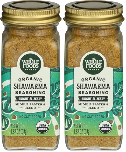 Whole Foods Market, Organic Seasoning, Shawarma (No Salt Added), 1.87 Ounce (Pack of 2) image 3