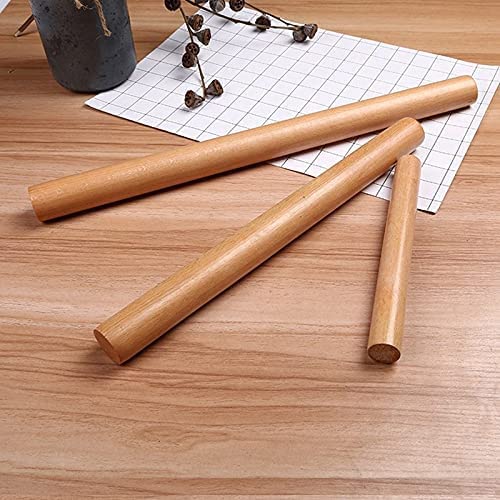 ACiyD Rodillo para Hornear, Rodillo de Cocina, 16/25/30/40cm, Rodillo de Madera Antiadherente para Pasteles, Fideos, Rodillo de Masa, Herramientas, Pin