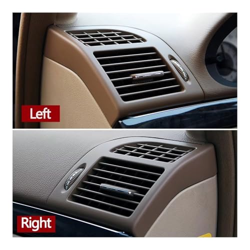 Grille climatisation W211 pour tableau de bord central Mercedes Classe E 2003-2008 - 3