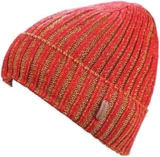Decentron Classic Men's Warm Winter Hats Thick Knit Long Cuff Beanie Cap with Lining