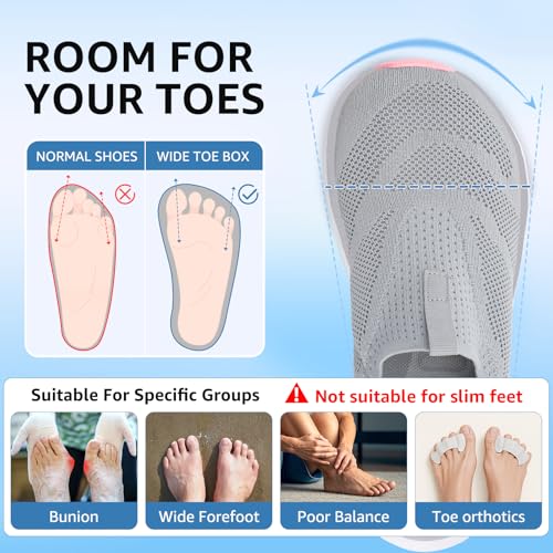 STQ Slip on Sneakers Women Walking Shoes with Arch Support Memory Foam2