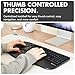 X9 Performance Ergonomic Wireless Keyboard with Trackball - Rechargeable, Backlit, Built in Mouse Buttons - 2.4G Split Keyboard Wireless for Windows PC and Chrome - All in One Typing Solution