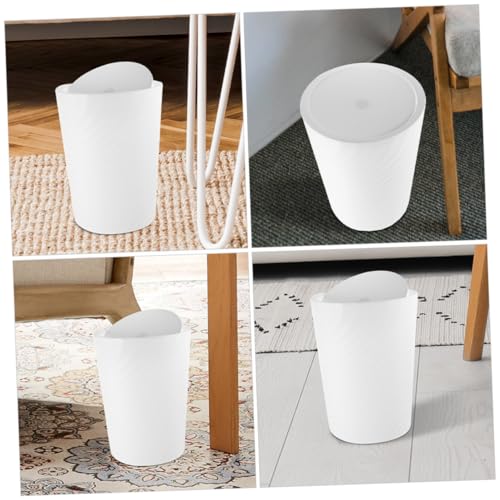 Caneca de basura rectangular con tapa abatible miniatura 6