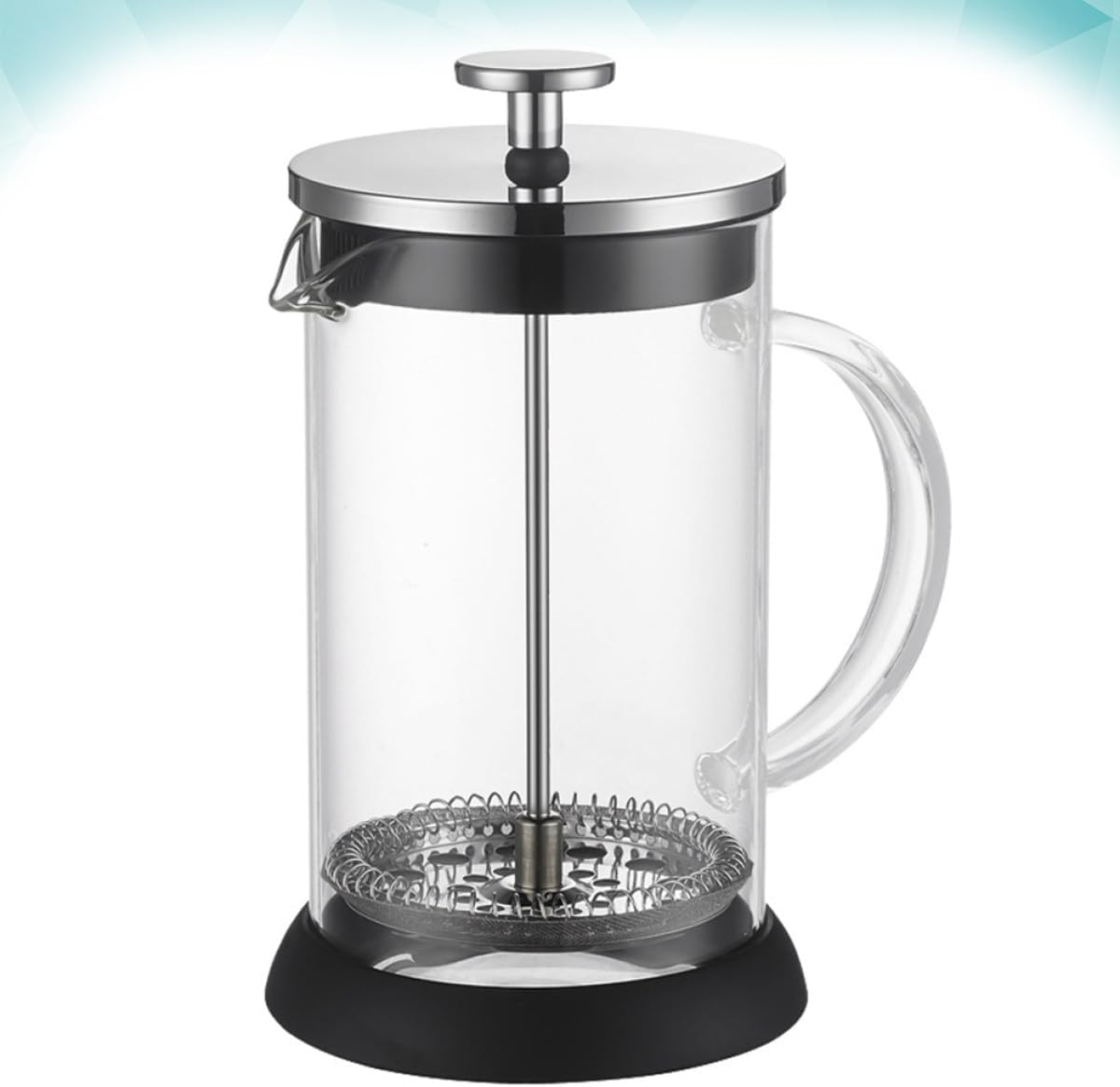 1000ml Stainless Steel Glass Press Coffee Maker for Household Use