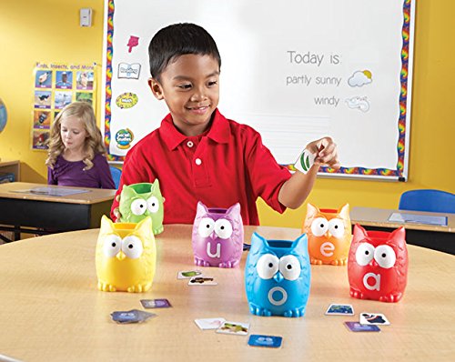 Learning Resources Vowel Owls Sorting Set, Word Recognition, Assorted Colors, Set of 6, Ages 5+ - Image 13
