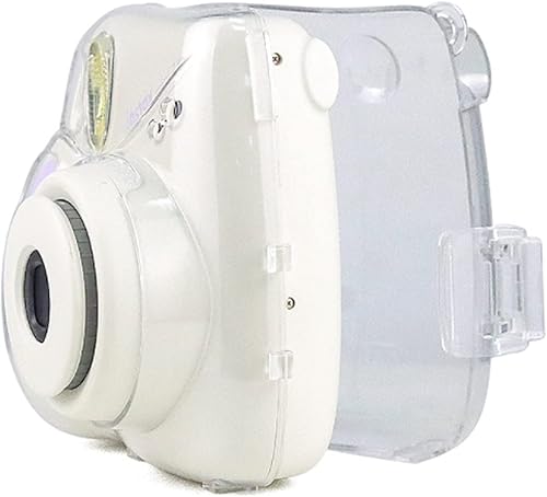 Miniatura 4 de Funda transparente para cámara instantánea Fujifilm Instax Mini 7+ 7 Plus, funda de cristal para cámara con correa de hombro extraíble