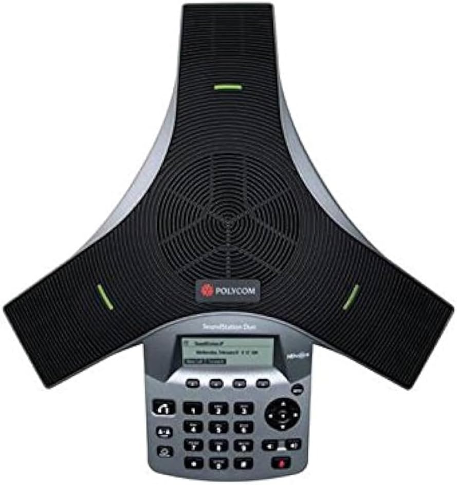 Polycom 2200-19000-001 SoundStation Duo Conference Phone w NA Power Supply