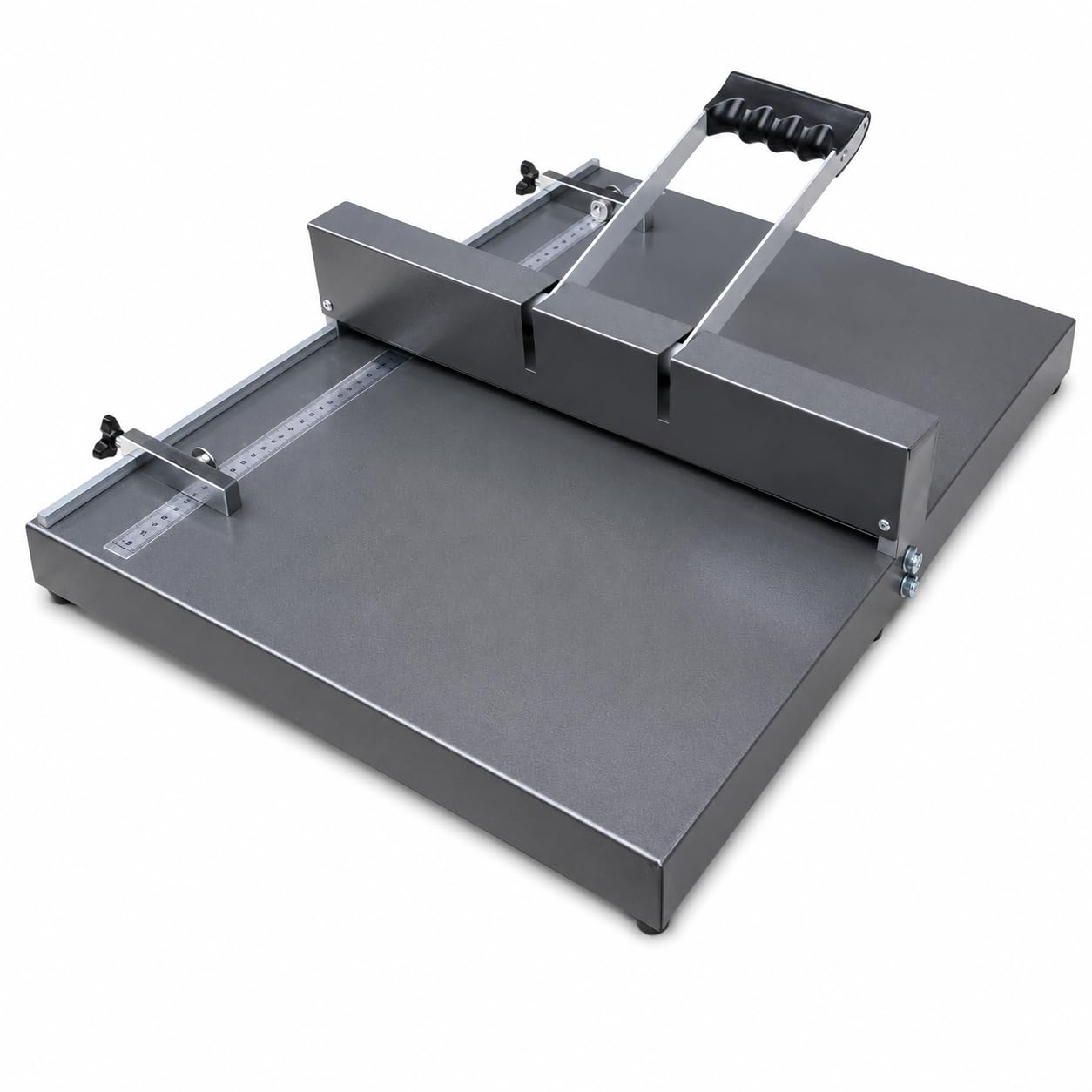 Piegacarte manuale da 350 mm con guida magnetica e manico ergonomico | Strumento di punteggio interamente in metallo per biglietti A4 e A3, rilegatura, inviti, menu e altri lavori con la carta.