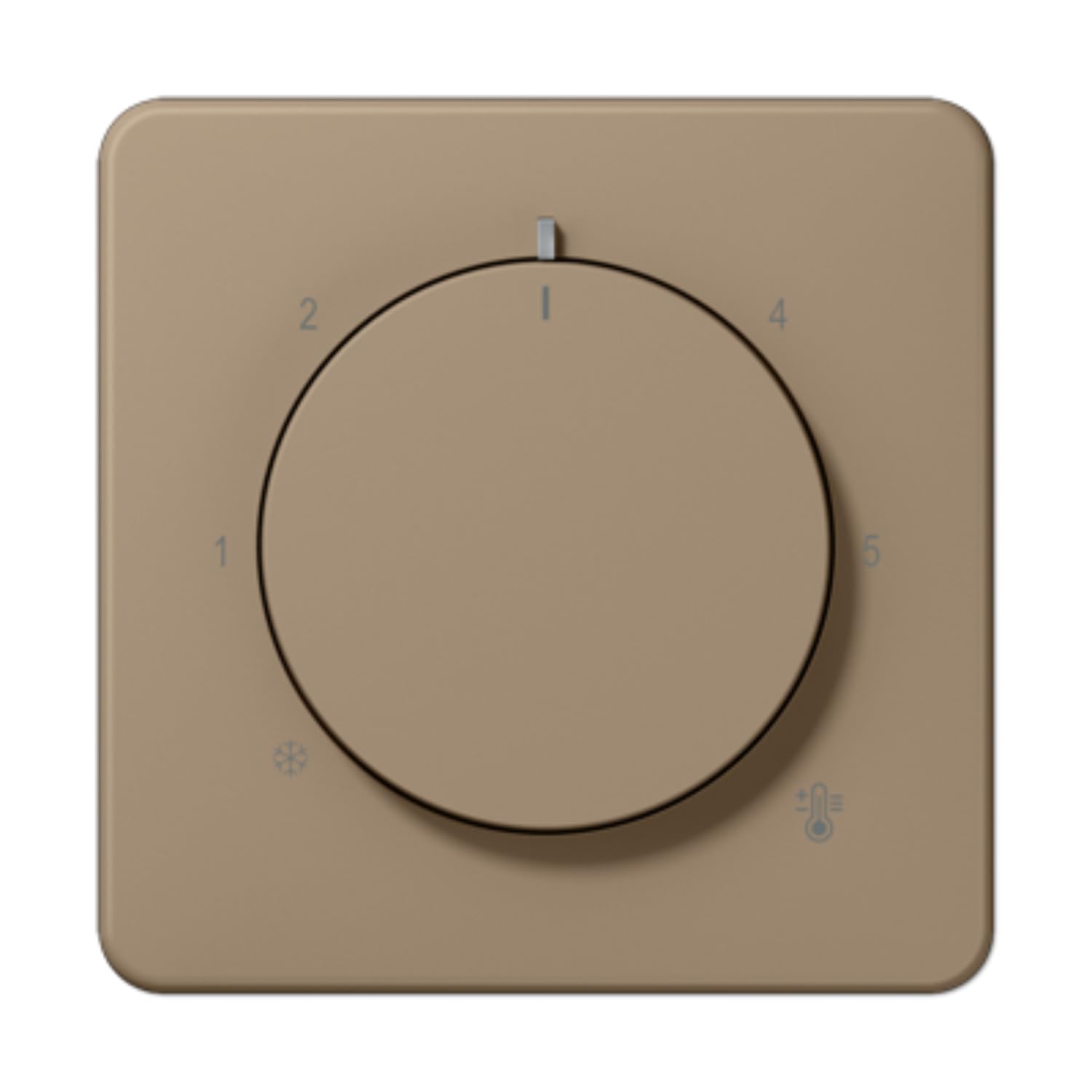 Plaque thermostat JUNG CD1749BFGB bronze-or pour harmoniser le salon de votre maison
