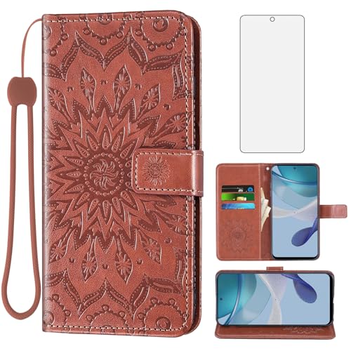 Coque pour Moto G 5G 2023 TYHQB marron contre les rayures et chutes du quotidien