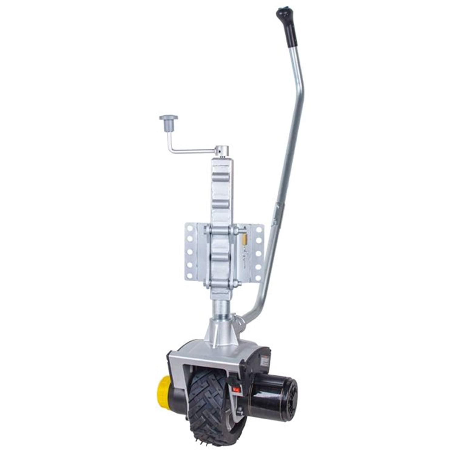 Elektryczny napęd do przyczepy, 550 W z napędem kołowym, maksymalne obciążenie 2,721.6 kg, prędkość 5-7 m/min, gumowa opona 8'' do poruszania się przyczep kempingowych i łodzi