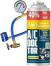 3-in-1 Sealant, Oil & Refrigerant R134A Replacement Gas for Air Conditioners of Cars 1995-2016 with Filling Hose